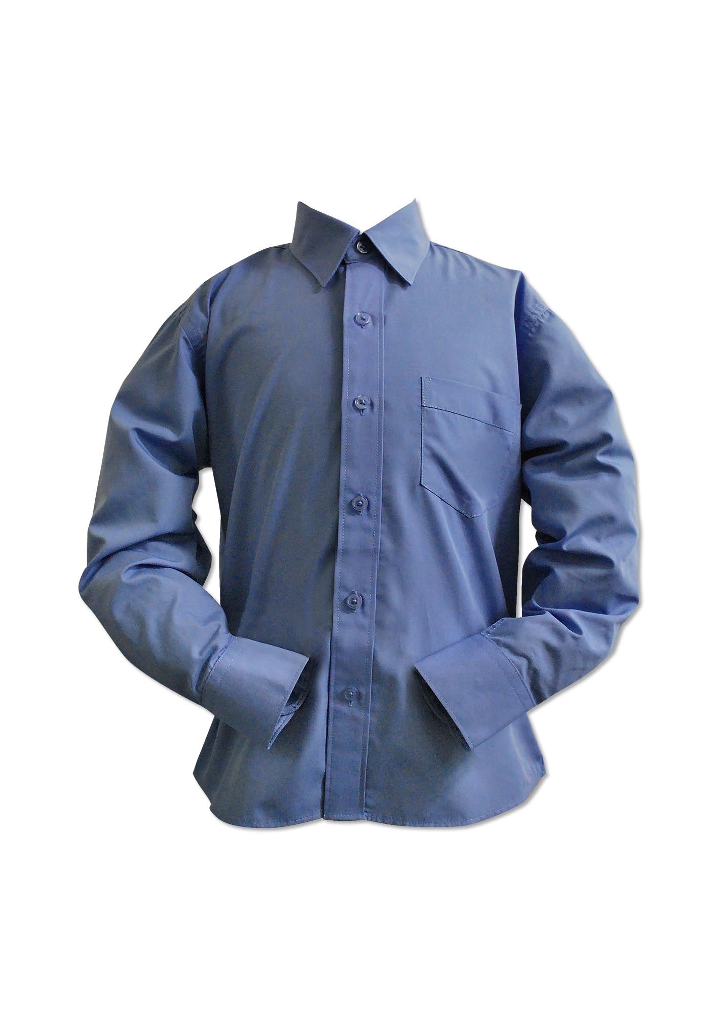 Pickles Boys Long Sleeve Tie Collar Shirt