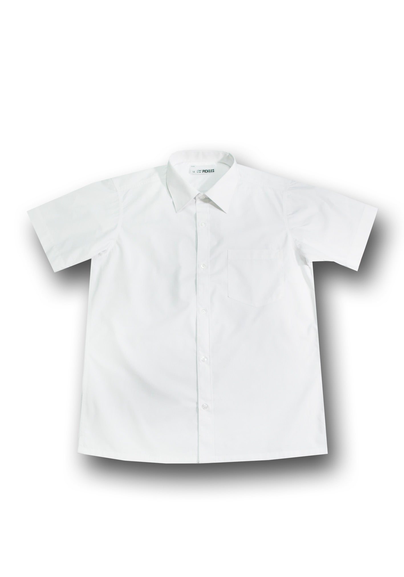 Covenant Christian Boys Short Sleeve Shirt White