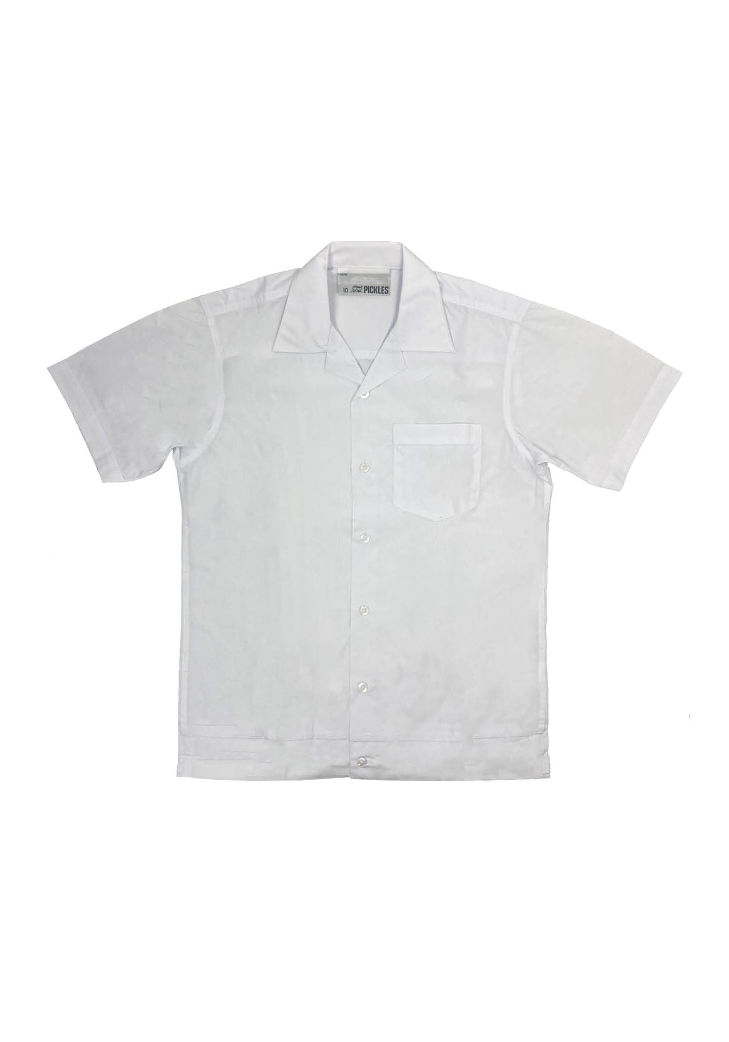 Pickles Boys Short Sleeve Open Neck Shirt - 5 Pack