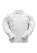 Pickles Girls Long Sleeve Peter Pan Collar Blouse