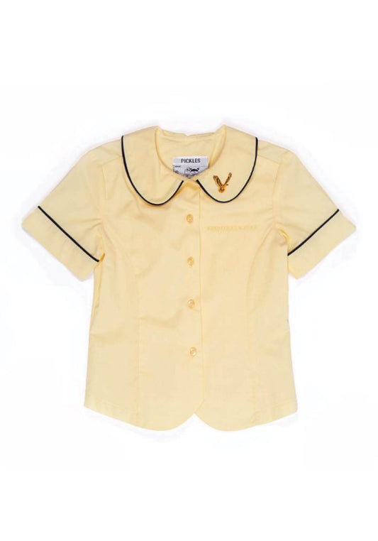 Johnn Colet Senior Short Sleeve Wear Out Blouse Lemon