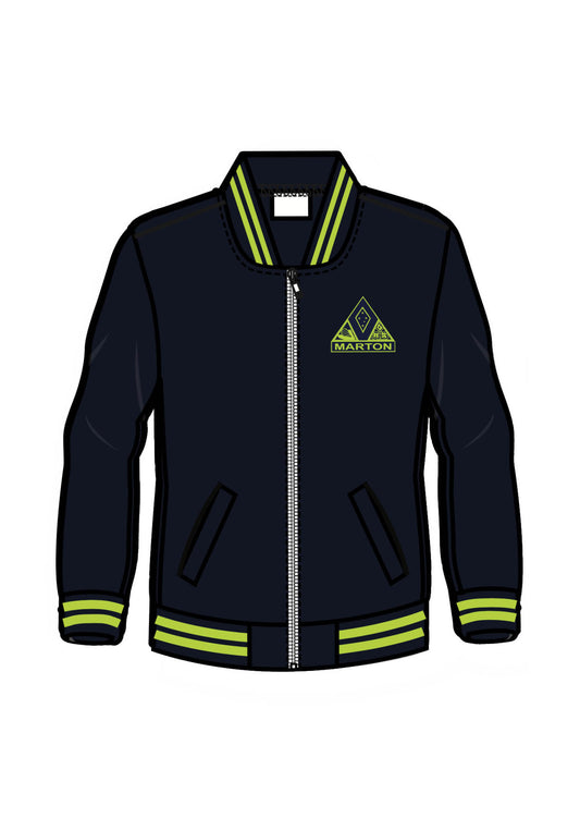 Marton Public Zip Fleece Jacket Navy
