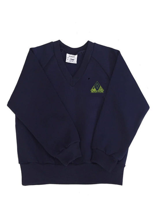 Marton Public V-Neck Sweatshirt Navy