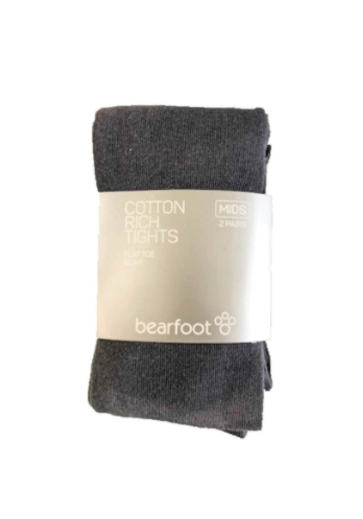 Annandale Nth 2-pack Cotton Tights - Grey